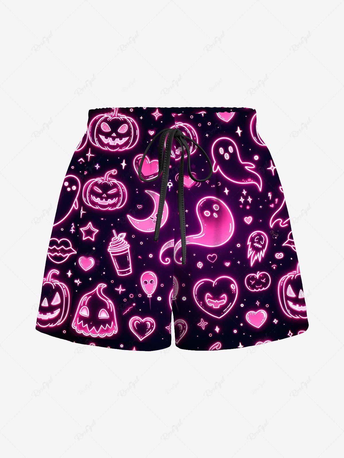 Halloween Pumpkin Ghost Moon Star Heart Print Pajamas Dog and Owner Matching Outfits