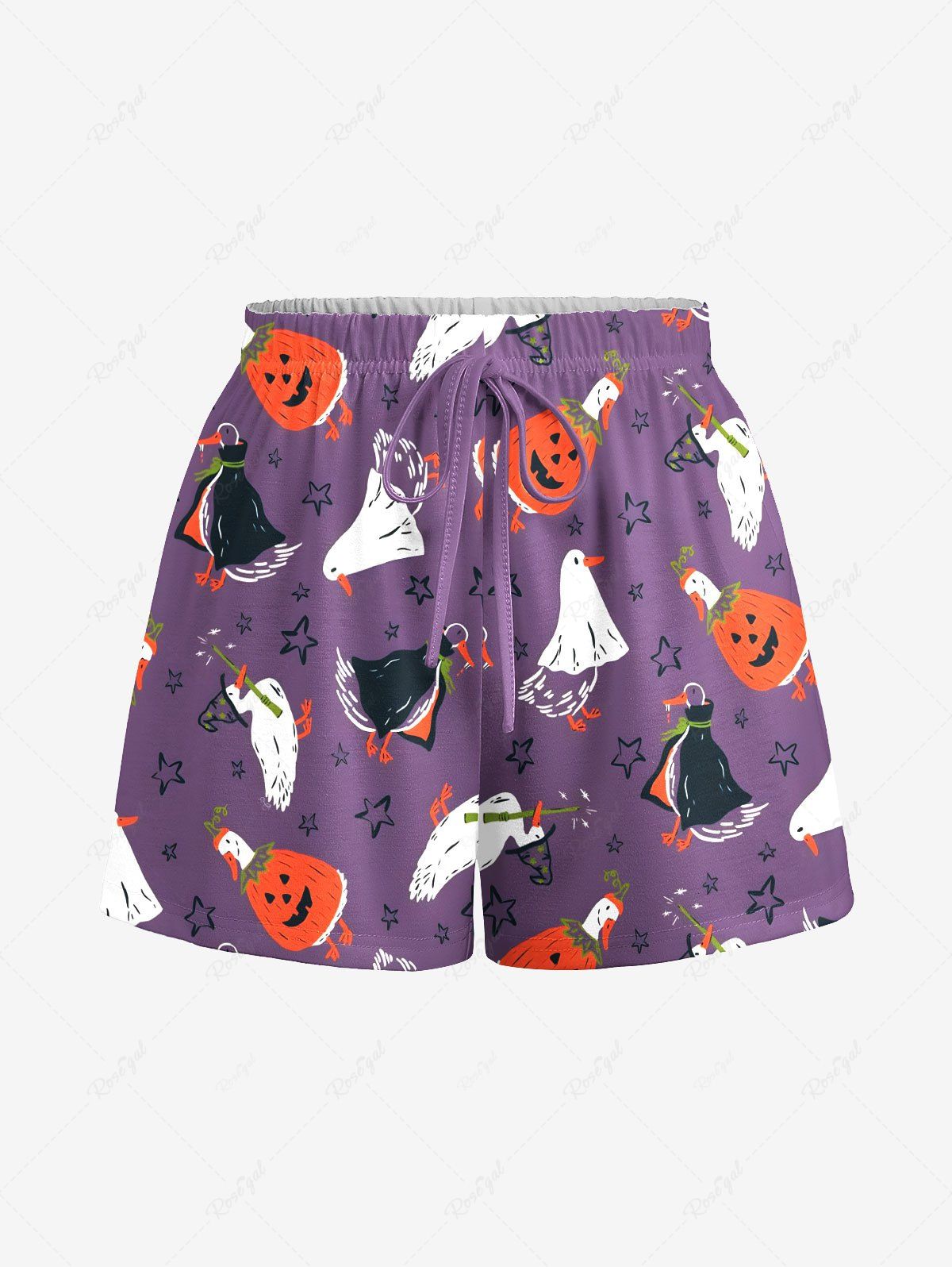 Pumpkin Wizard Duck Stars Printed Halloween Pajama Dog And Owner Matching Outfits
